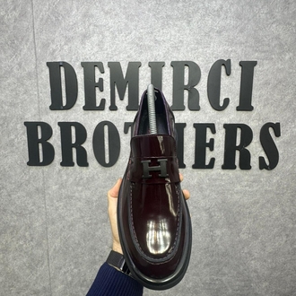 BORDO DERİ AYAKKABI
