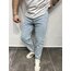 Yüksel bel yıkamalı boyfrend kot pantolon