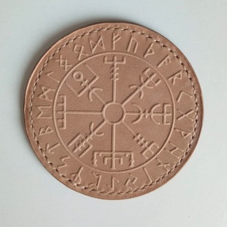 Viking Deri Bardak Altlığı