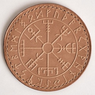 Viking Deri Bardak Altlığı