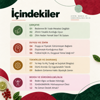 Yeme ile İlişkimiz: Bir farkındalık ve Uygulama Çalışma Kitabı 