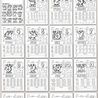 1–30 Sayılar Çalışma Sayfaları (OK15)