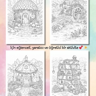 Fairy House BOYAMA KİTABI (A410)
