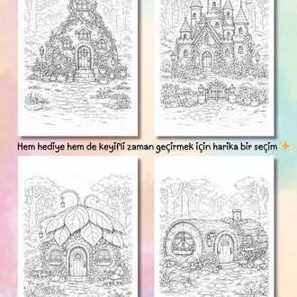 Fairy House BOYAMA KİTABI (A410)