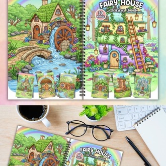 Fairy House BOYAMA KİTABI (A410)