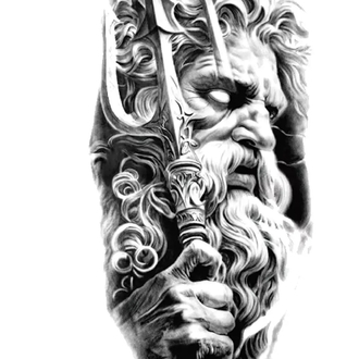Zeus desen geçici dövme