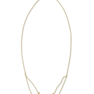 Minimal ışıltılı kolye