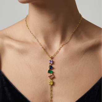 Rainbow Gold Necklace