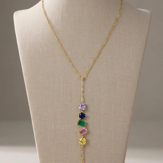 Rainbow Gold Necklace