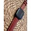 Mürdüm Rengi Apple Watch Deri Kordon