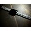 Dolgulu Gri Apple Watch Deri Kordon