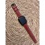 Mürdüm Rengi Apple Watch Deri Kordon