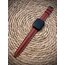 Mürdüm Rengi Apple Watch Deri Kordon