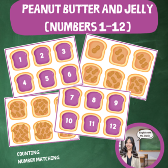 Peanut Butter and Jelly Counting (1-12)