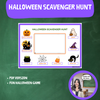 HALLOWEEN SCAVENGER HUNT