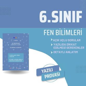 6.Sınıf Tüm Dersler 2.Dönem 2.Yazılı Hazırlık Seti
