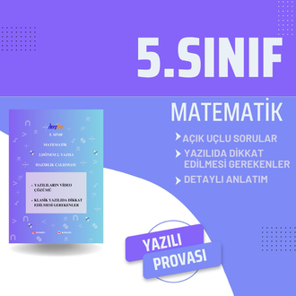 5.Sınıf Tüm Dersler 2.Dönem 2.Yazılı Hazırlık Seti
