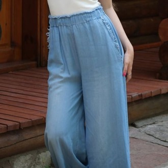 LASTİKLİ İSPANYOL PAÇA PANTOLON