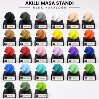 NFC Destekli Akıllı Masa Standı | Sosyal Medya & Ödeme Tek Dokunuşla