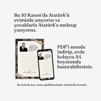 10 Kasım Atatürk'ü Anma - Atatürk'e Mektup