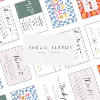 Küçük İşletmeler İçin Teşekkür Kartları