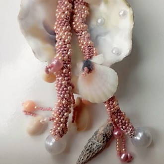 Ocean Whisper – Handmade Necklace with Seashells