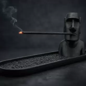 Moai tütsü tutacağı
