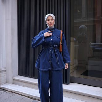 Denim takım