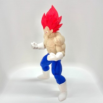 Özel Üretim Vegeta - Super Saiyan God (Dragon Ball) 3D Baskı Koleksiyon Figürü (18 cm)
