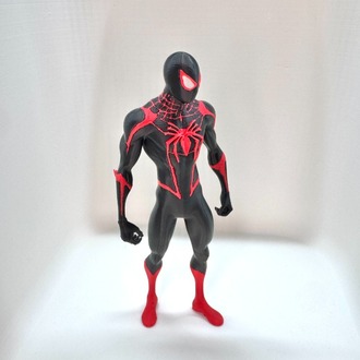 Özel Üretim Miles Morales Spider-Man 3D Baskı Koleksiyon Figürü (18 cm)