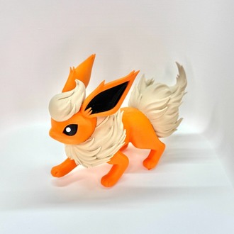 Özel Üretim Flareon (Pokémon) 3D Baskı Koleksiyon Figürü (10 cm)