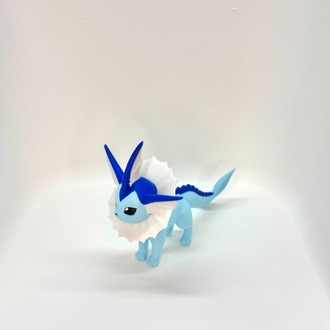 Özel Üretim Vaporeon (Pokémon) 3D Baskı Koleksiyon Figürü (10 cm)