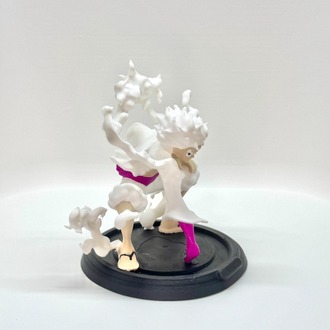 Özel Üretim Monkey D. Luffy - Gear 5 (One Piece) 3D Baskı Koleksiyon Figürü (10 cm)