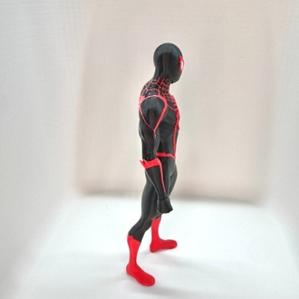 Özel Üretim Miles Morales Spider-Man 3D Baskı Koleksiyon Figürü (18 cm)