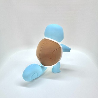 Özel Üretim Squirtle (Pokémon) 3D Baskı Koleksiyon Figürü (10 cm)