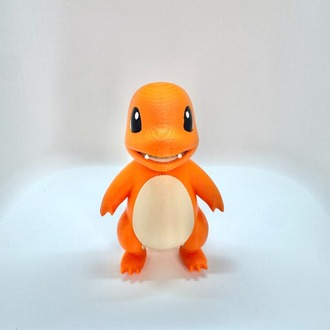 Özel Üretim Charmander (Pokémon) 3D Baskı Koleksiyon Figürü (10 cm)