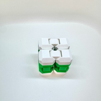 Özel Üretim Sonsuzluk Küpü (Infinity Cube) Stres Oyuncak 3D Baskı (8 cm)