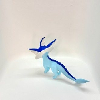 Özel Üretim Vaporeon (Pokémon) 3D Baskı Koleksiyon Figürü (10 cm)