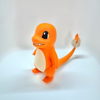 Özel Üretim Charmander (Pokémon) 3D Baskı Koleksiyon Figürü (10 cm)