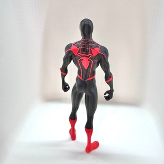 Özel Üretim Miles Morales Spider-Man 3D Baskı Koleksiyon Figürü (18 cm)
