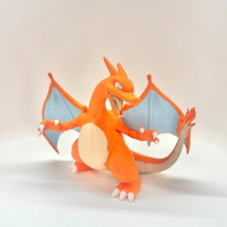Özel Üretim Charizard (Pokémon) 3D Baskı Koleksiyon Figürü (10 cm)