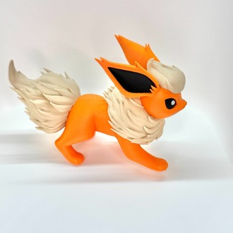Özel Üretim Flareon (Pokémon) 3D Baskı Koleksiyon Figürü (10 cm)