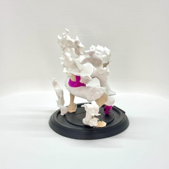 Özel Üretim Monkey D. Luffy - Gear 5 (One Piece) 3D Baskı Koleksiyon Figürü (10 cm)