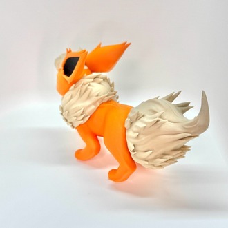 Özel Üretim Flareon (Pokémon) 3D Baskı Koleksiyon Figürü (10 cm)