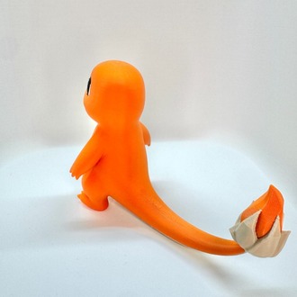 Özel Üretim Charmander (Pokémon) 3D Baskı Koleksiyon Figürü (10 cm)