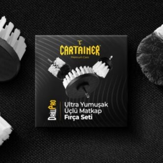 Cartainer Drillpro Üçlü Ultra Yumuşak Matkap Fırçası Seti