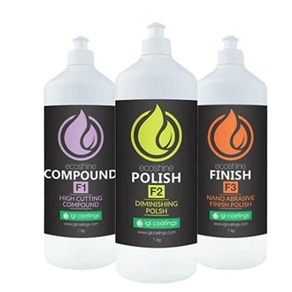 IGL COATINGS IGL Ecoshine Compound F1 + Polish F2 + Finish F3 1lt. 3’lü Set