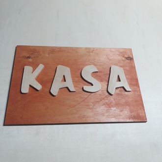 Kasa Yazısı Tabelası