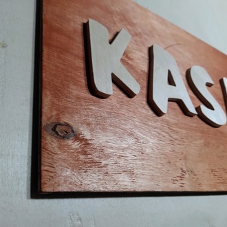Kasa Yazısı Tabelası