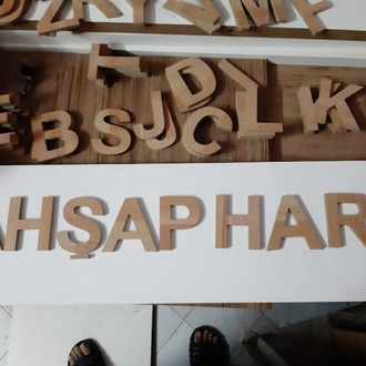 10 cm Ahşap Harf